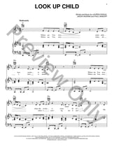 Look Up Child piano sheet music cover